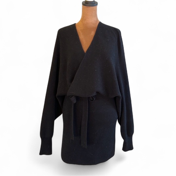 Elegant Black Sweater Dress Gianni Bini